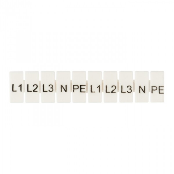 Маркеры для JXB-ST 4 с символами "L1, L2, L3, N, PE" (100 шт.) EKF PROxima