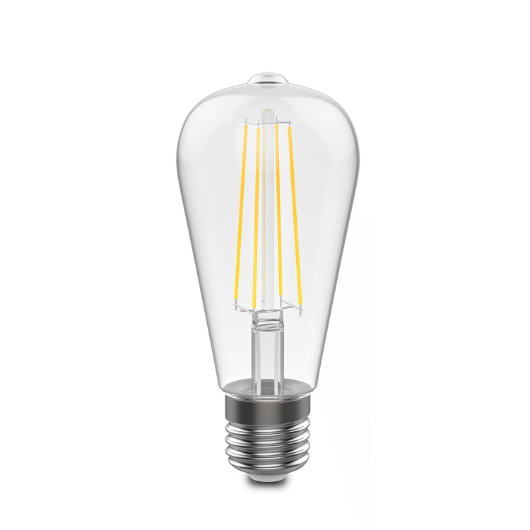 Лампа Gauss Filament ST64 10W 970lm 4100К Е27 LED 1/10/40