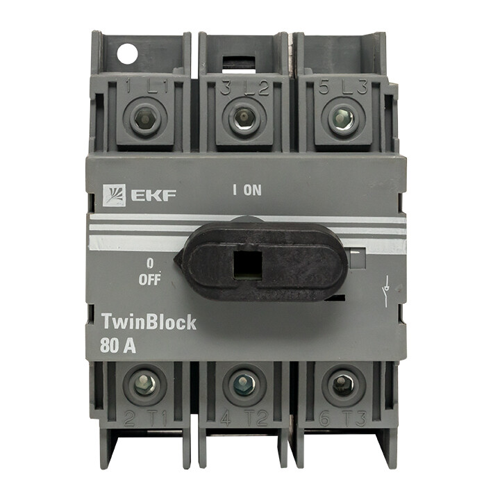Рубильник    80A 3P c рукояткой управления TwinBlock EKF