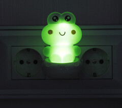 Светильник-ночник LED 0.5Вт "Лягушонок" с выкл. встр. вилкой Эра