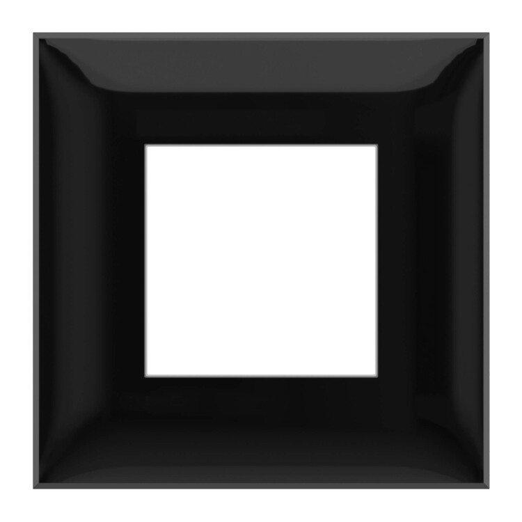 Рамка 2-мод. (1-мест.) ARTLEBEDEV Avanti черный квадрат