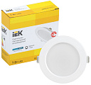 Светильник Downlight (LED) 7Вт 380лм 4000К IP20 бел 95х34мм круг IEK-Светильники даунлайт, точечные - купить по низкой цене в интернет-магазине, характеристики, отзывы | АВС-электро