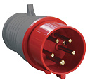 Вилка 3P+N+E  16A IP44 IEK-Вилки силовые переносные (кабельные) - купить по низкой цене в интернет-магазине, характеристики, отзывы | АВС-электро
