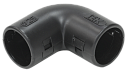 Поворот открывающийся на 90гр. CI25G IEK черный (5 шт/комп)-Аксессуары для кабельных труб - купить по низкой цене в интернет-магазине, характеристики, отзывы | АВС-электро