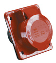 Розетка панельная 3P+E 16A IP44 414 ИЭК-Промышленные разъемы - купить по низкой цене в интернет-магазине, характеристики, отзывы | АВС-электро