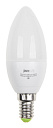 Лампа светодиод. (LED) Свеча Е14  5Вт 400лм 3000К 230В матов. Jazzway-Лампы светодиодные - купить по низкой цене в интернет-магазине, характеристики, отзывы | АВС-электро