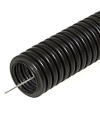 Труба гофрир. ПНД гибкая d20мм черная с протяжкой (100м) PLEXUP-Трубы для прокладки кабеля - купить по низкой цене в интернет-магазине, характеристики, отзывы | АВС-электро