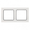 Рамка 2-мест. белая с линией цвета черный Стокгольм EKF PROxima-Рамки для ЭУИ - купить по низкой цене в интернет-магазине, характеристики, отзывы | АВС-электро
