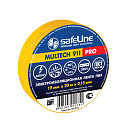 Изолента ПВХ 19мм х 20м желтая Safeline-Крепёж, материалы для монтажа - купить по низкой цене в интернет-магазине, характеристики, отзывы | АВС-электро