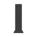 Колонна 0,5 м, цвет черный двухсторонняя ДКС-Розеточные блоки, энергетические стойки, люки в пол - купить по низкой цене в интернет-магазине, характеристики, отзывы | АВС-электро