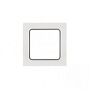 Рамка 1-мест. белая с линией цвета черный Стокгольм EKF PROxima