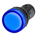 Сигнальный индикатор со встроенным диодом 24В,  синий-Сигнальные лампы - купить по низкой цене в интернет-магазине, характеристики, отзывы | АВС-электро