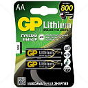 Эл-т питания литиевый LR6 (АА, 316) 1,5В (уп.=2 шт.) Lithium GP BATTERIES-