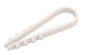 Дюбель-хомут для крепления круглого кабеля 5-10мм белый (100шт) PLEXUP-Дюбель-хомуты - купить по низкой цене в интернет-магазине, характеристики, отзывы | АВС-электро