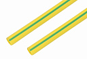 Трубка термоусаживаемая  30,0/15,0 мм, желто-зеленая REXANT