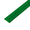 Трубка термоусаживаемая 25/12,5 мм зеленая  REXANT