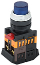 Кнопка ABLFP-22 d22мм с подсветкой/неон 240В 1з+1р синяя ИЭК-Светосигнальная арматура и посты управления - купить по низкой цене в интернет-магазине, характеристики, отзывы | АВС-электро