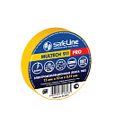 Изолента ПВХ 15мм х 10м желтая Safeline-Крепёж, материалы для монтажа - купить по низкой цене в интернет-магазине, характеристики, отзывы | АВС-электро