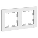 Рамка 2-мест. гориз./вертик., белая AtlasDesign-Рамки для ЭУИ - купить по низкой цене в интернет-магазине, характеристики, отзывы | АВС-электро