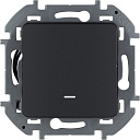 Переключатель 1-кл. 10А с подс антрацит INSPIRIA-Выключатели, переключатели - купить по низкой цене в интернет-магазине, характеристики, отзывы | АВС-электро