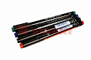 Набор маркеров E-140 permanent 0.3 мм (для пленок и ПВХ) набор: черный, красный, зеленый, синий