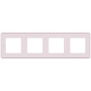Рамка 4-мест. розовая INSPIRIA-Рамки для ЭУИ - купить по низкой цене в интернет-магазине, характеристики, отзывы | АВС-электро