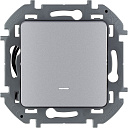 Переключатель 1-кл. 10А с подс алюминий INSPIRIA-Выключатели, переключатели - купить по низкой цене в интернет-магазине, характеристики, отзывы | АВС-электро