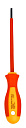 Отвертка шлиц 3х100мм диэл 1000В-Ручной инструмент - купить по низкой цене в интернет-магазине, характеристики, отзывы | АВС-электро