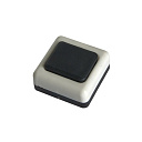 Выключатель звонковый А1-0,4-001 белый черная клавиша IP20 PLEXUP-Звонки и кнопки - купить по низкой цене в интернет-магазине, характеристики, отзывы | АВС-электро