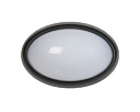 Cветильник (LED) 12Вт IP54 960лм 4500К  овал антивандальный  черный IEK-Светотехника - купить по низкой цене в интернет-магазине, характеристики, отзывы | АВС-электро