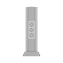 Колонна алюминиевая  0,5 м, цвет темно-серебристый металлик
 ДКС-Розеточные блоки, энергетические стойки, люки в пол - купить по низкой цене в интернет-магазине, характеристики, отзывы | АВС-электро