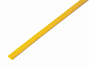 Трубка термоусаживаемая  5/2,5 мм желтая  REXANT