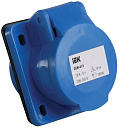 Розетка панельная 2P+E 16A IP44 IEK-Промышленные разъемы - купить по низкой цене в интернет-магазине, характеристики, отзывы | АВС-электро